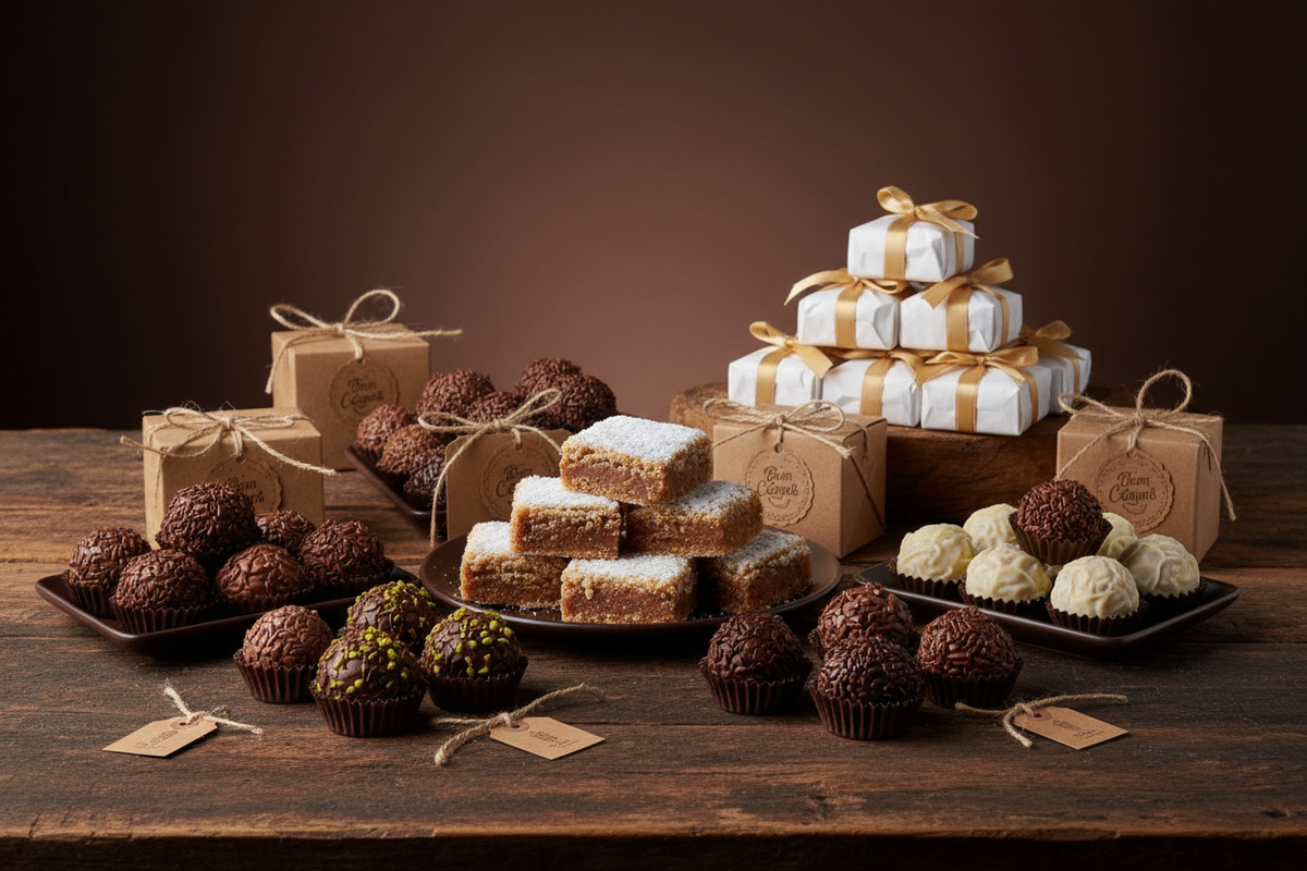 Mesa de doces gourmet